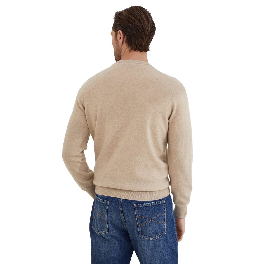 Beige Cashmere Sweater
