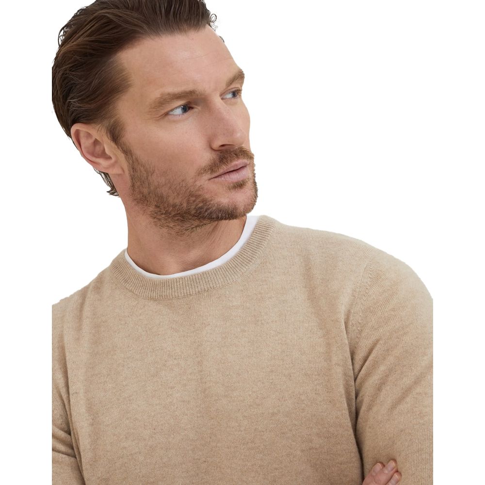 Beige Cashmere Sweater