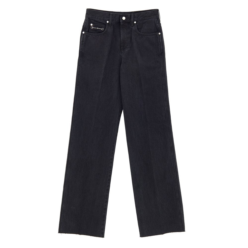 Black Cotton Jeans Denim