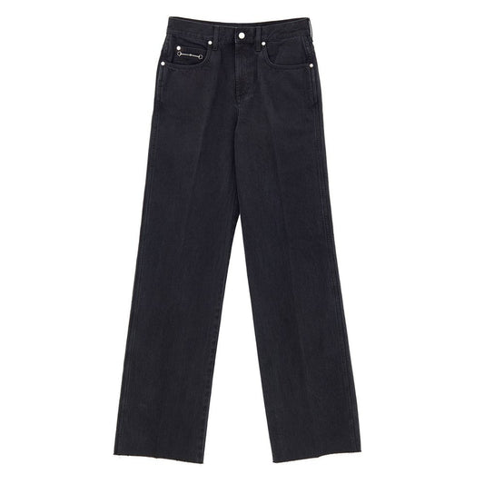 Black Cotton Jeans Denim