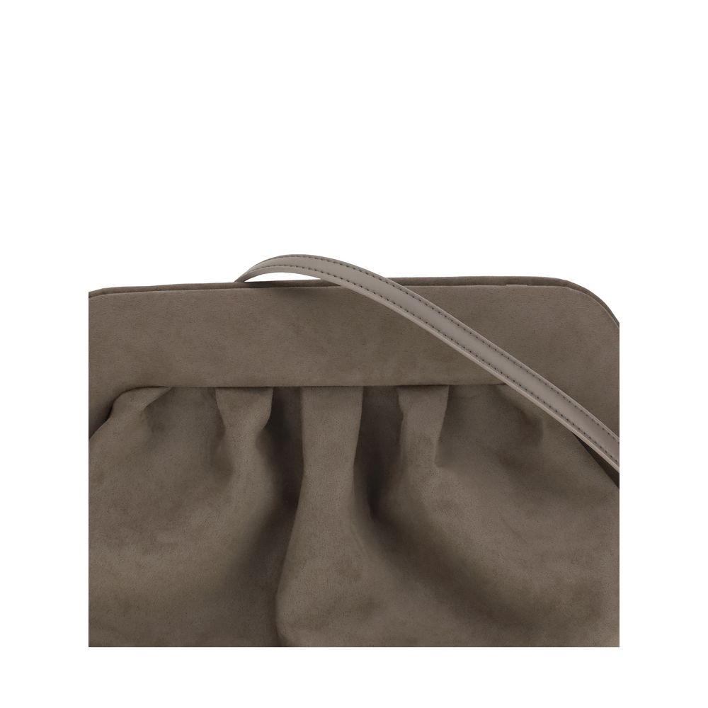 Bios suede Clutch Bag