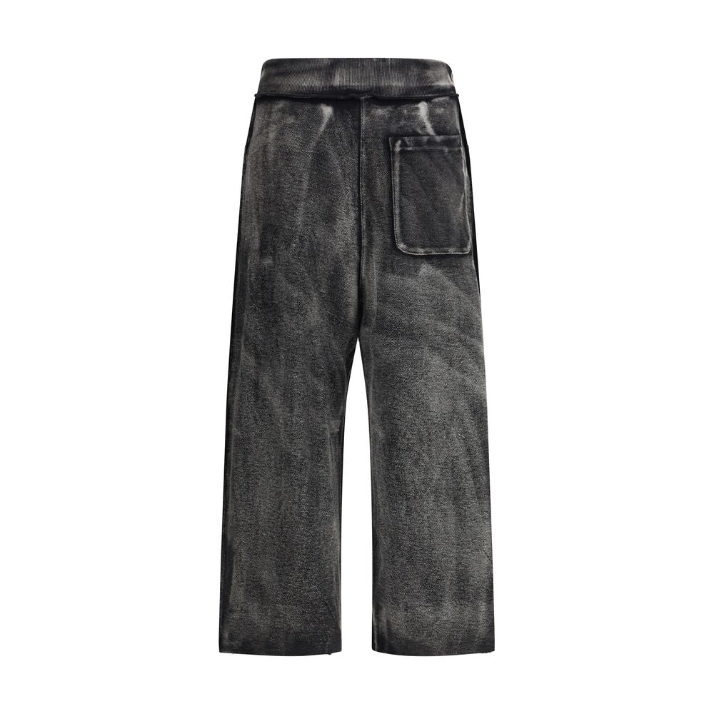 Pleated Cropped Track Pants