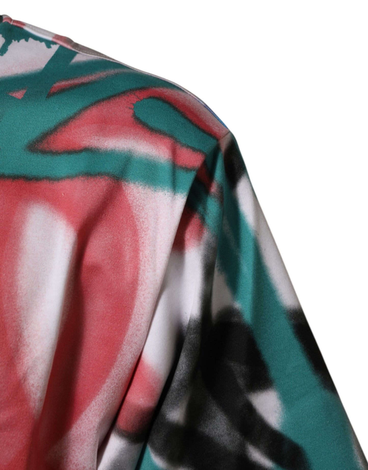 White Graffiti Crew Neck Short Sleeves T-shirt