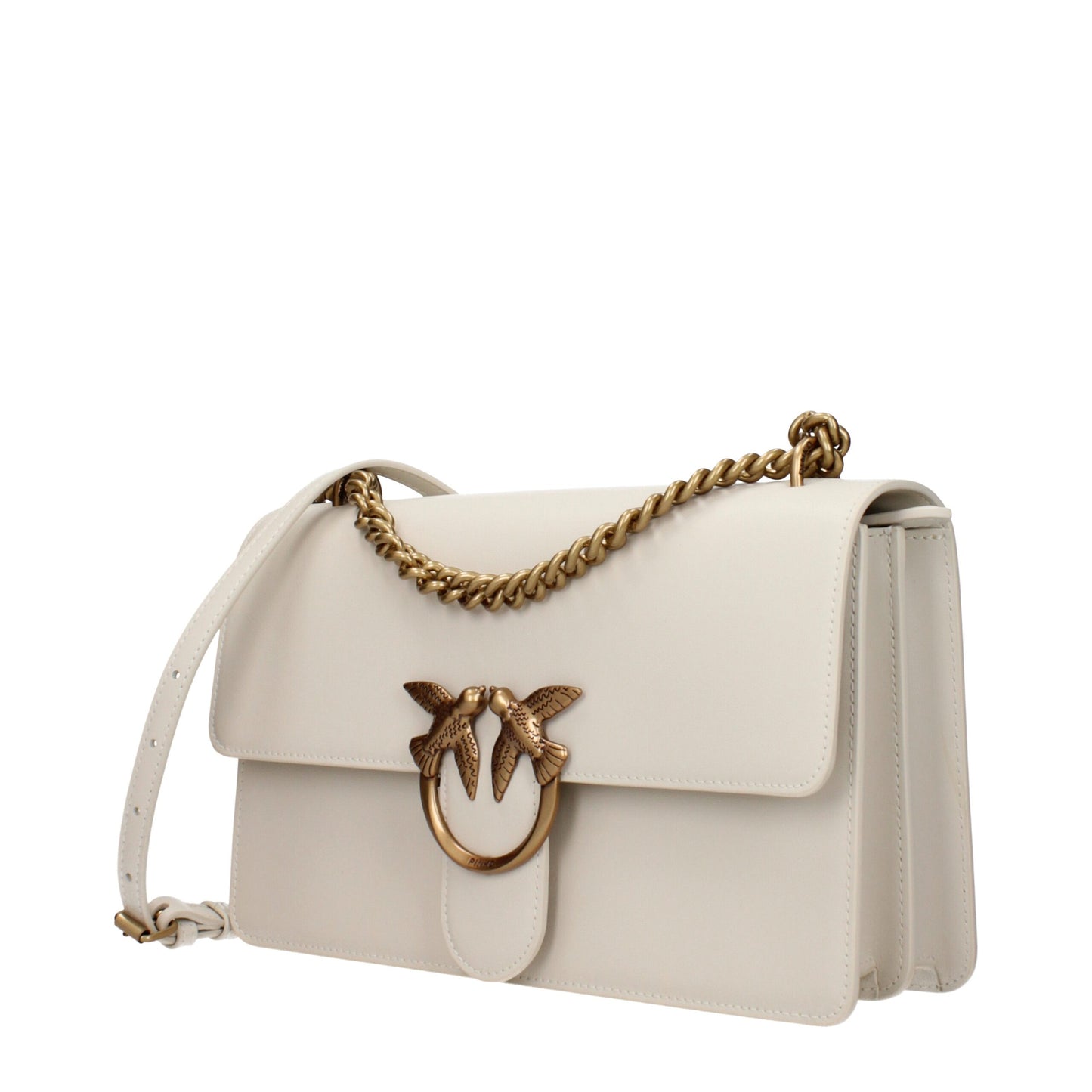 Beige Leather Crossbody Bags