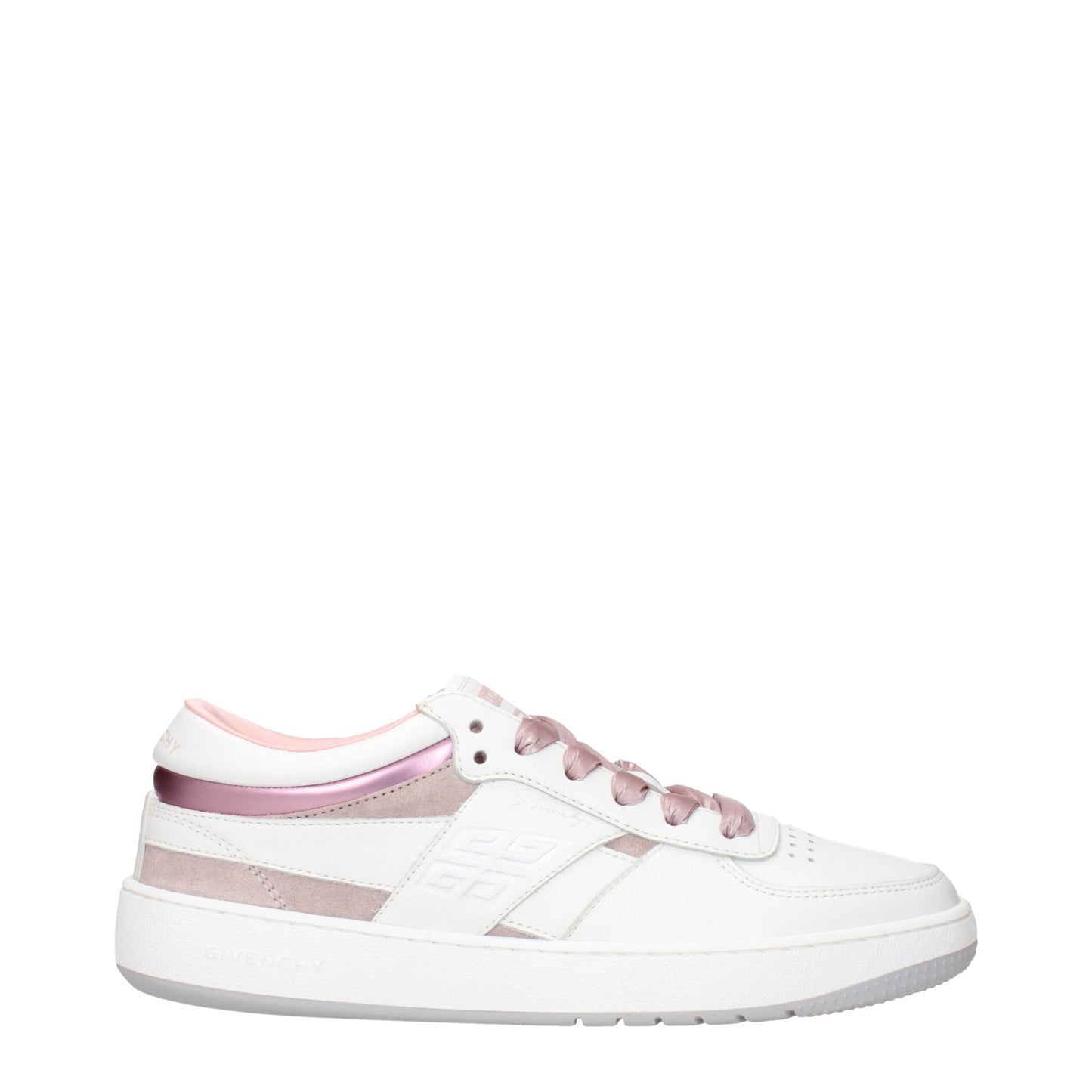 White Leather Low Tops