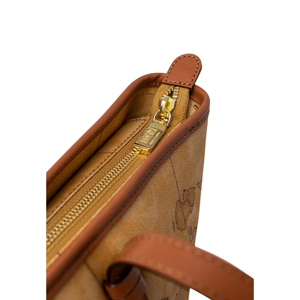 Beige Leather Handbag