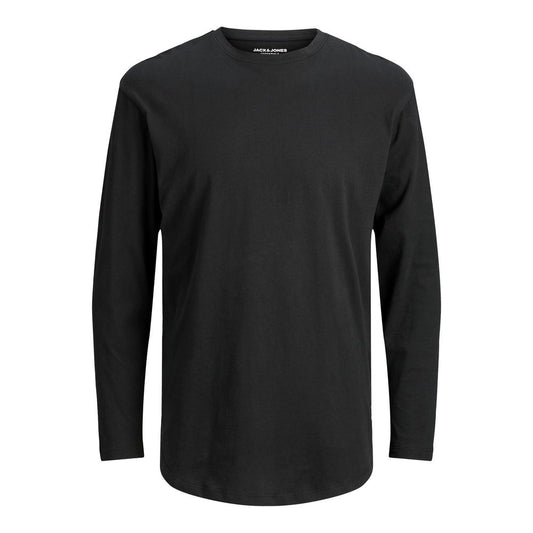 Black Cotton Long Sleeve