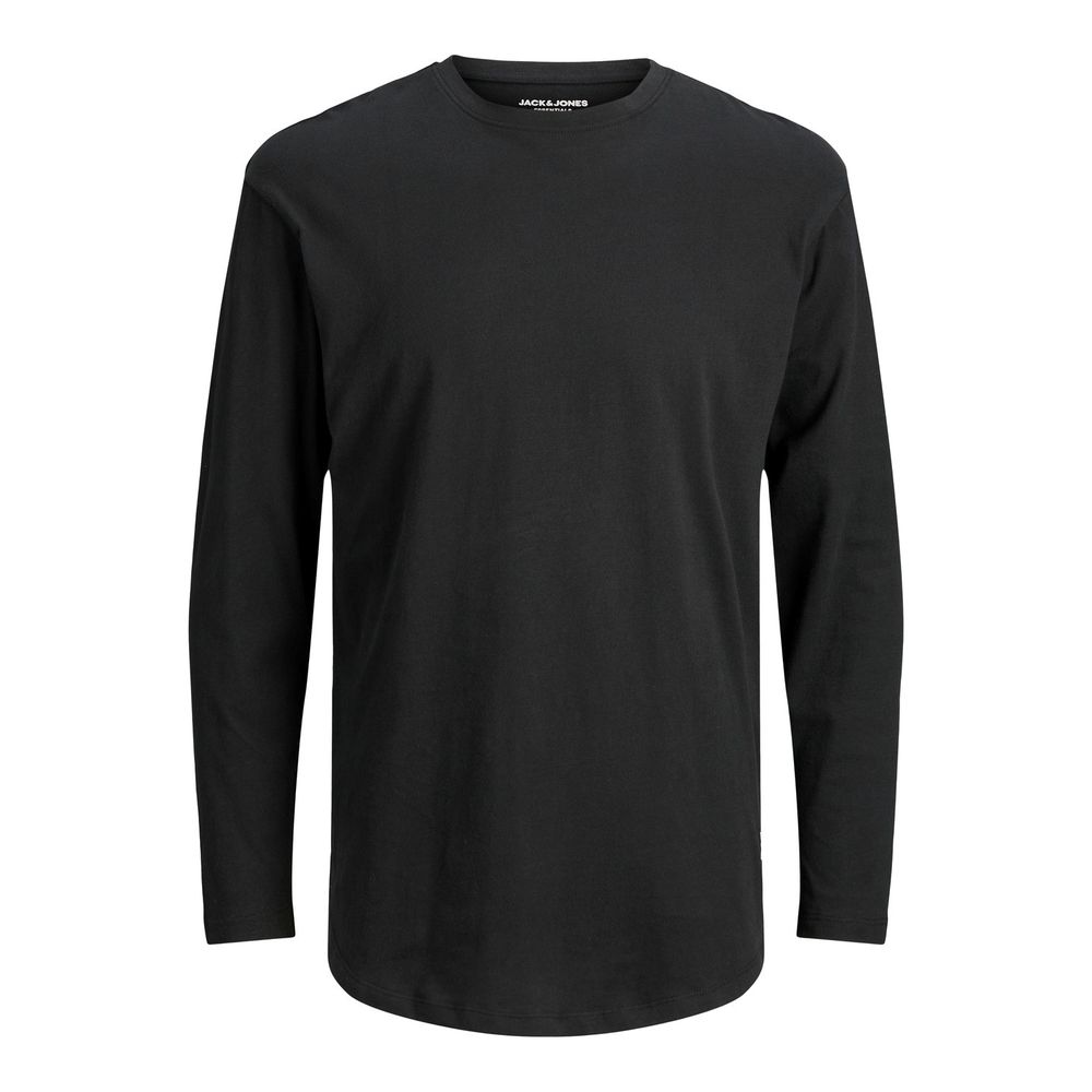 Black Cotton Long Sleeve
