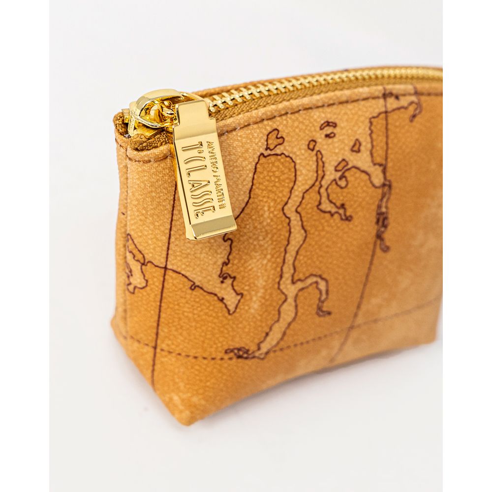 Beige Cotton Clutch Bag