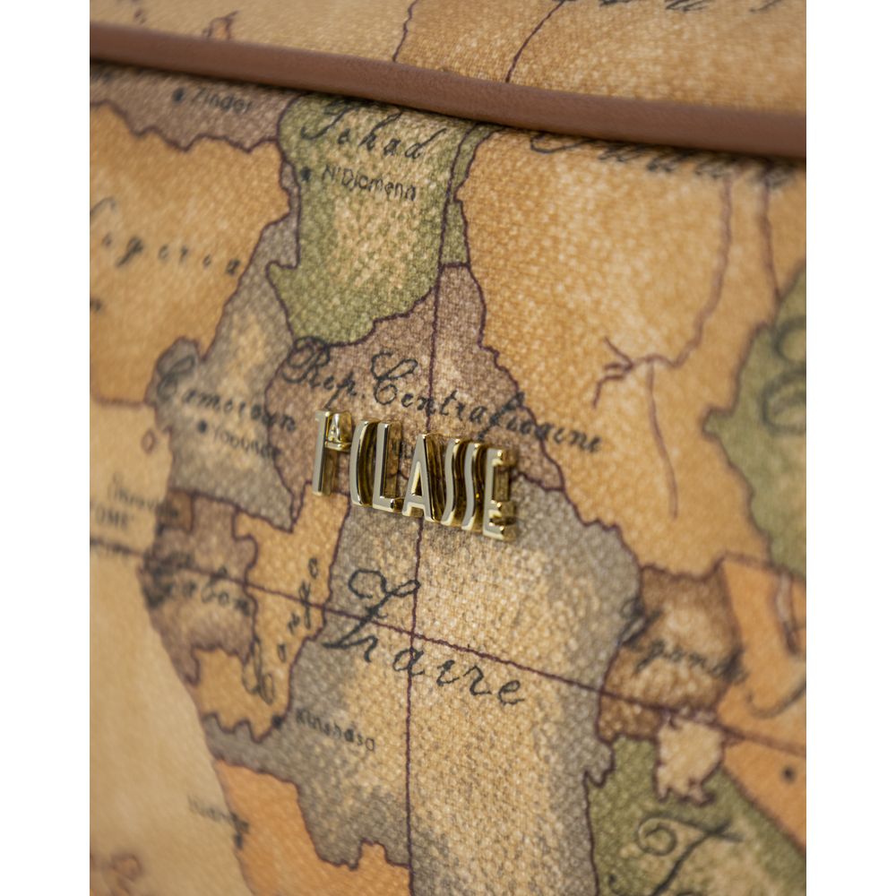 Beige Cotton Clutch Bag