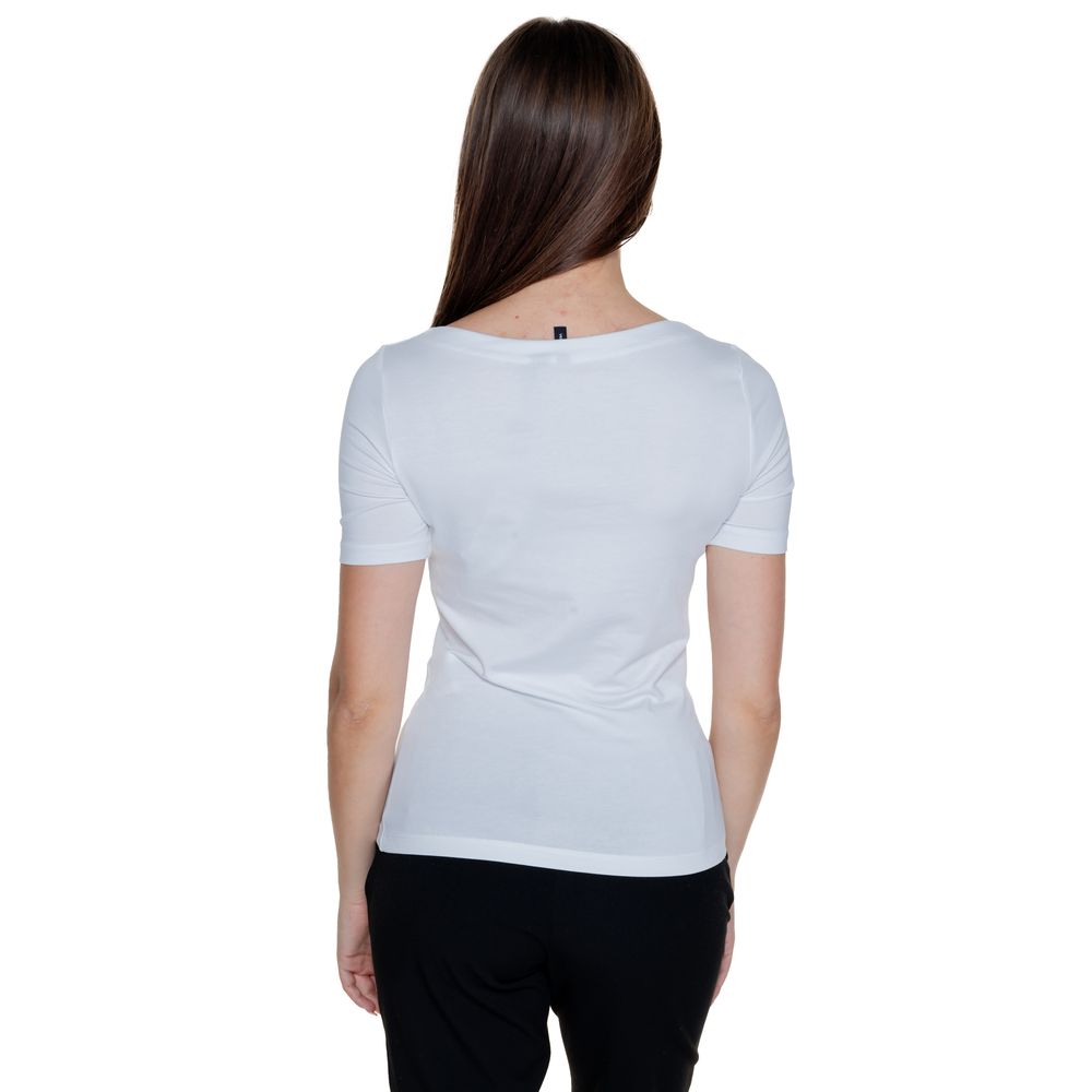 White Viscose T-Shirt