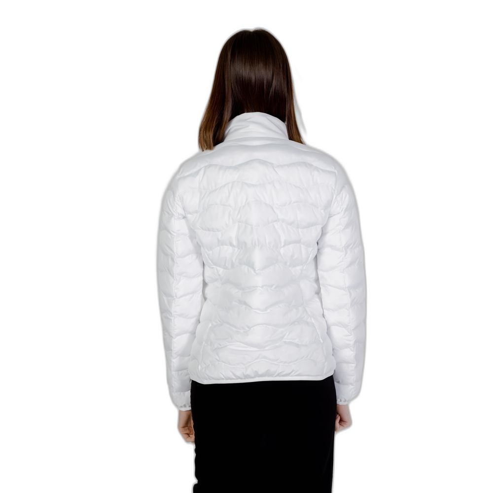 White Polyester Jackets & Coat