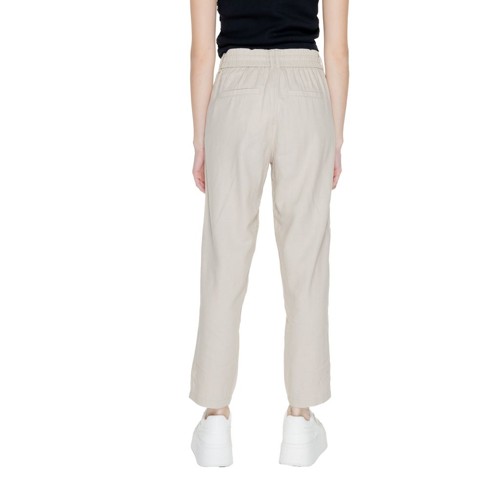 Beige Linen Pant