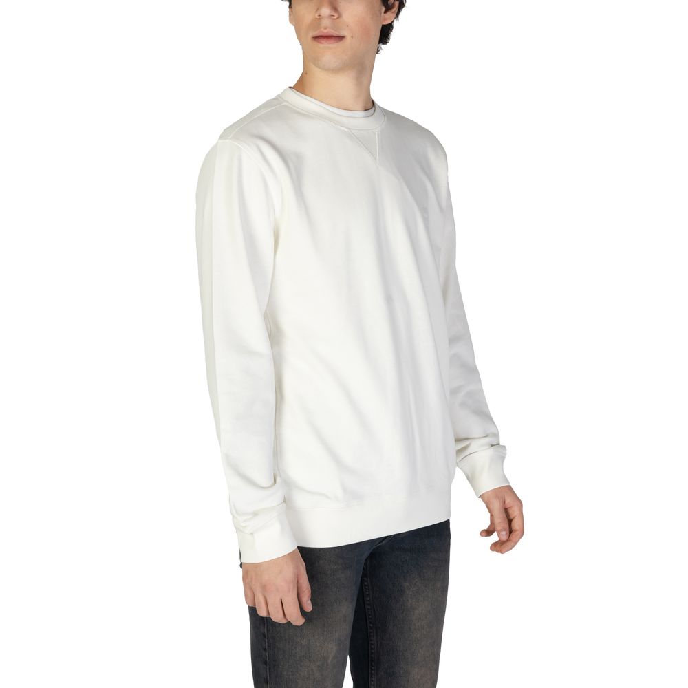 White Cotton Sweatshirt