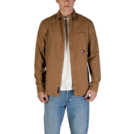 Beige Recycled Cotton Shirt