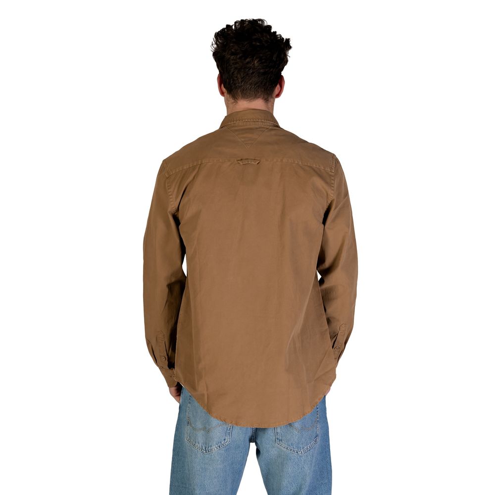 Beige Recycled Cotton Shirt