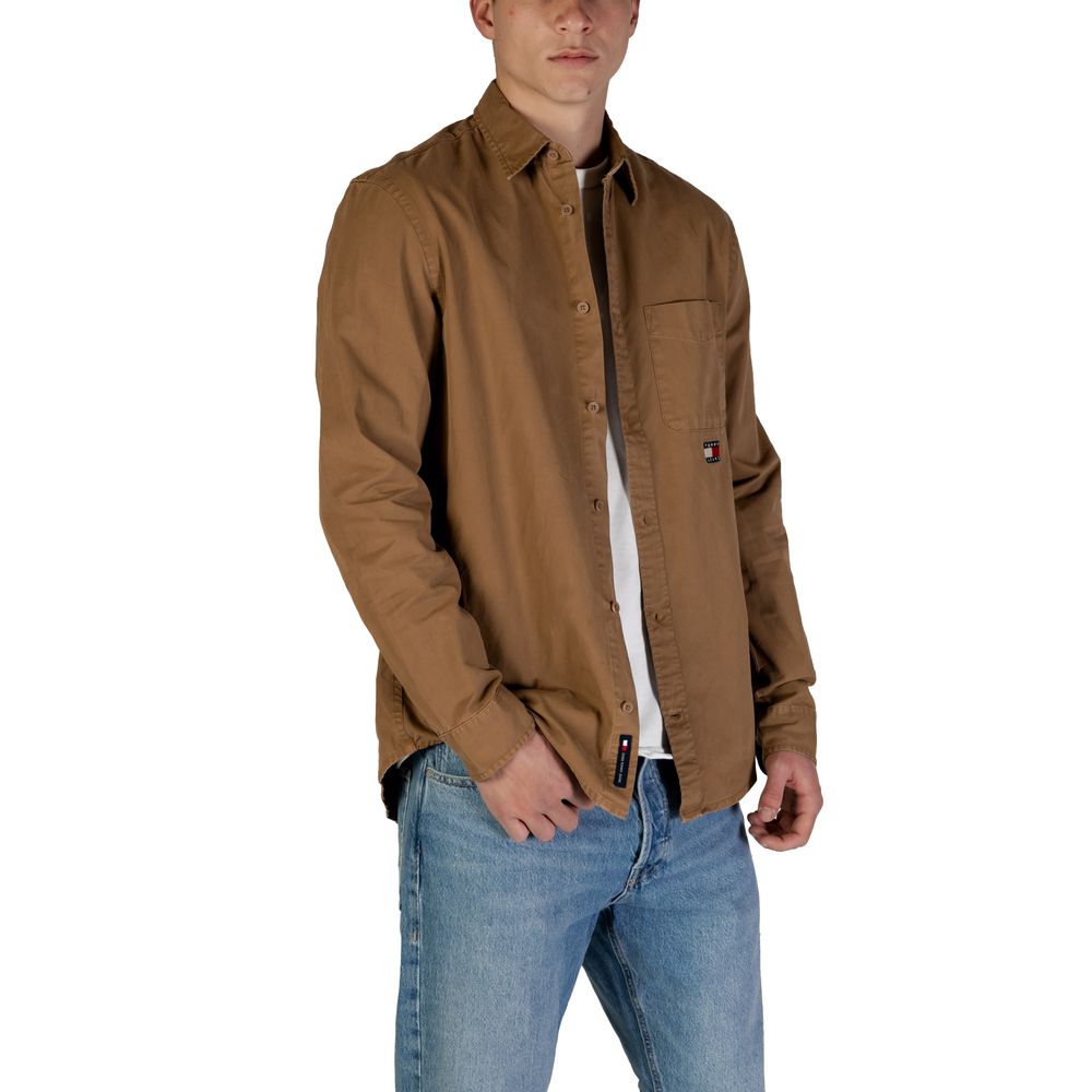 Beige Recycled Cotton Shirt