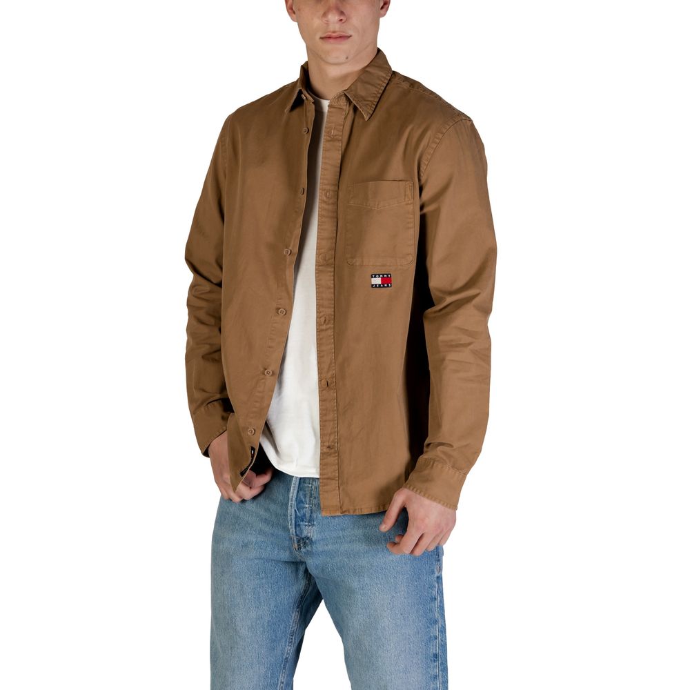 Beige Recycled Cotton Shirt