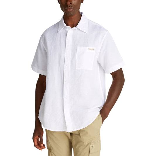 White Linen Shortsleeve