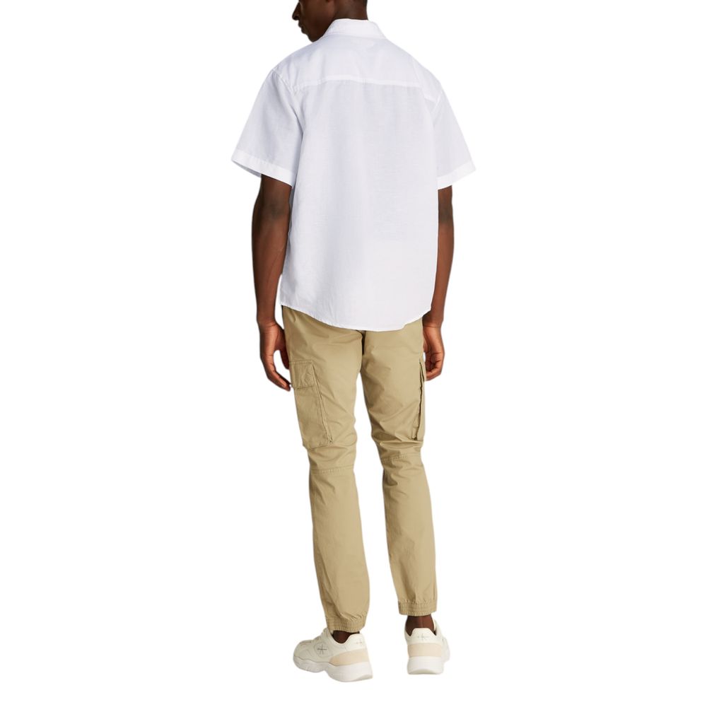 White Linen Shortsleeve