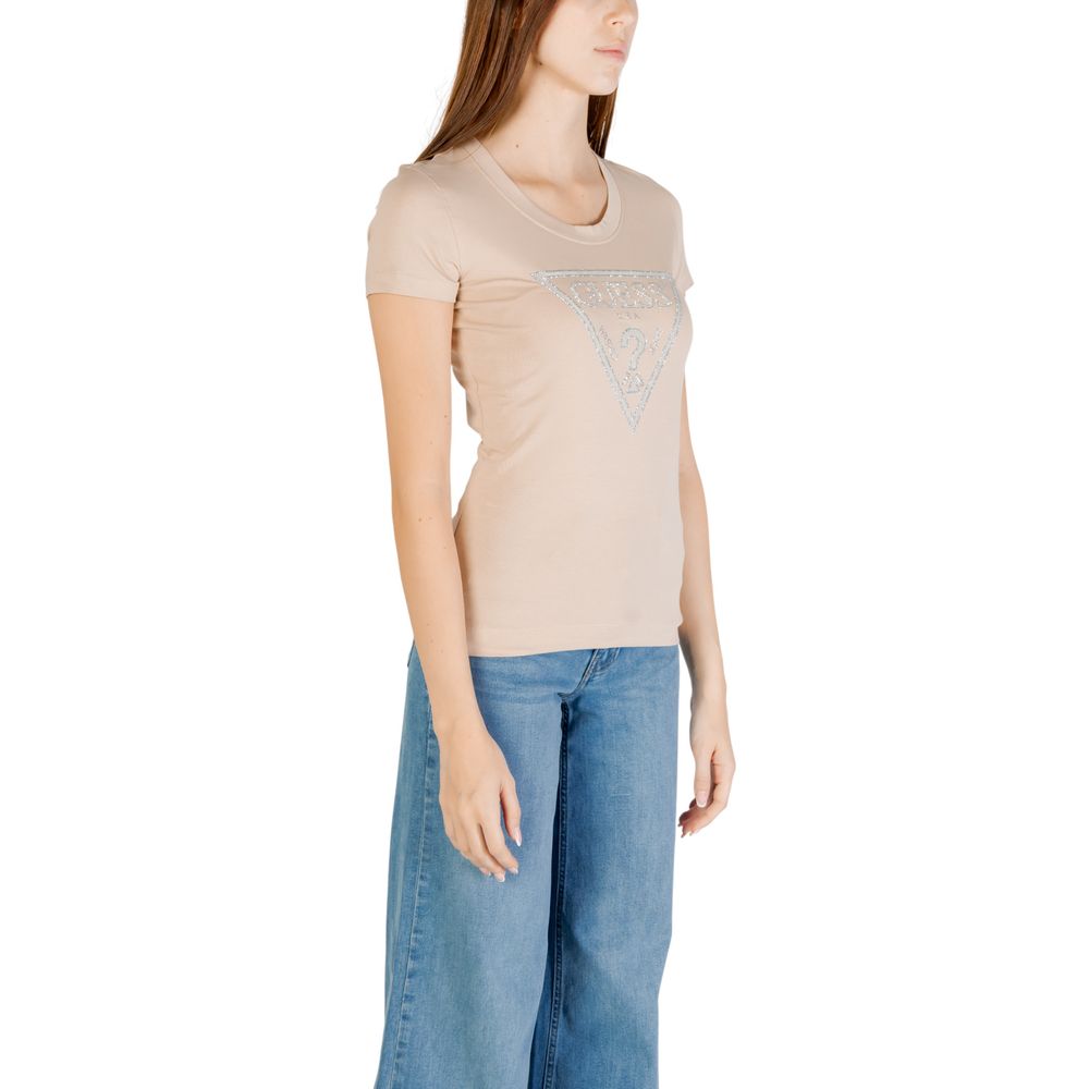 Beige Cotton T-Shirt