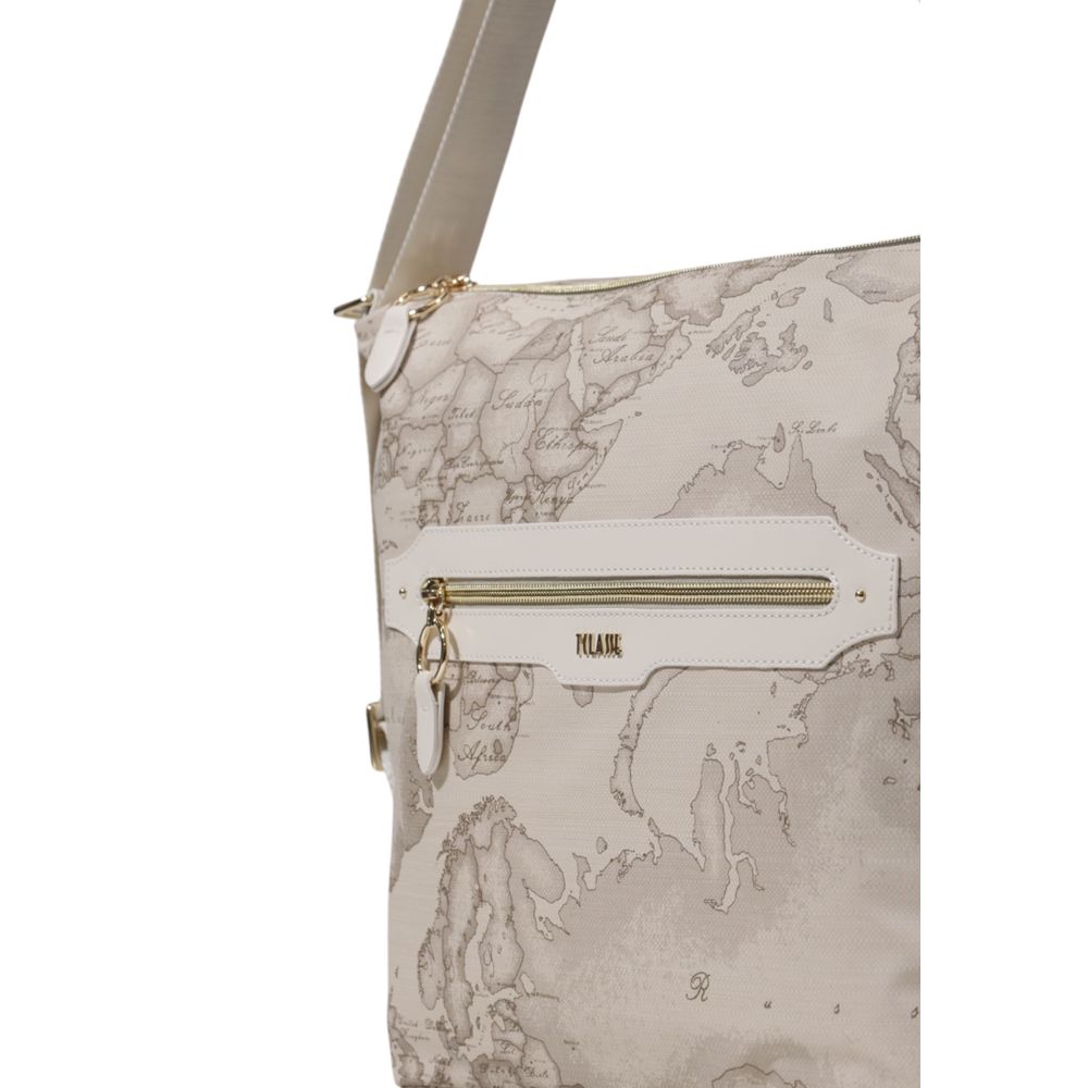 Beige Polyethylene Handbag