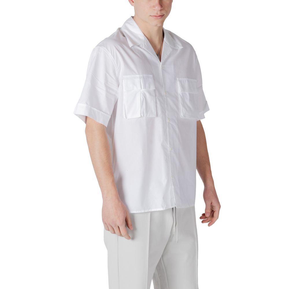 White Lyocell Shortsleeve