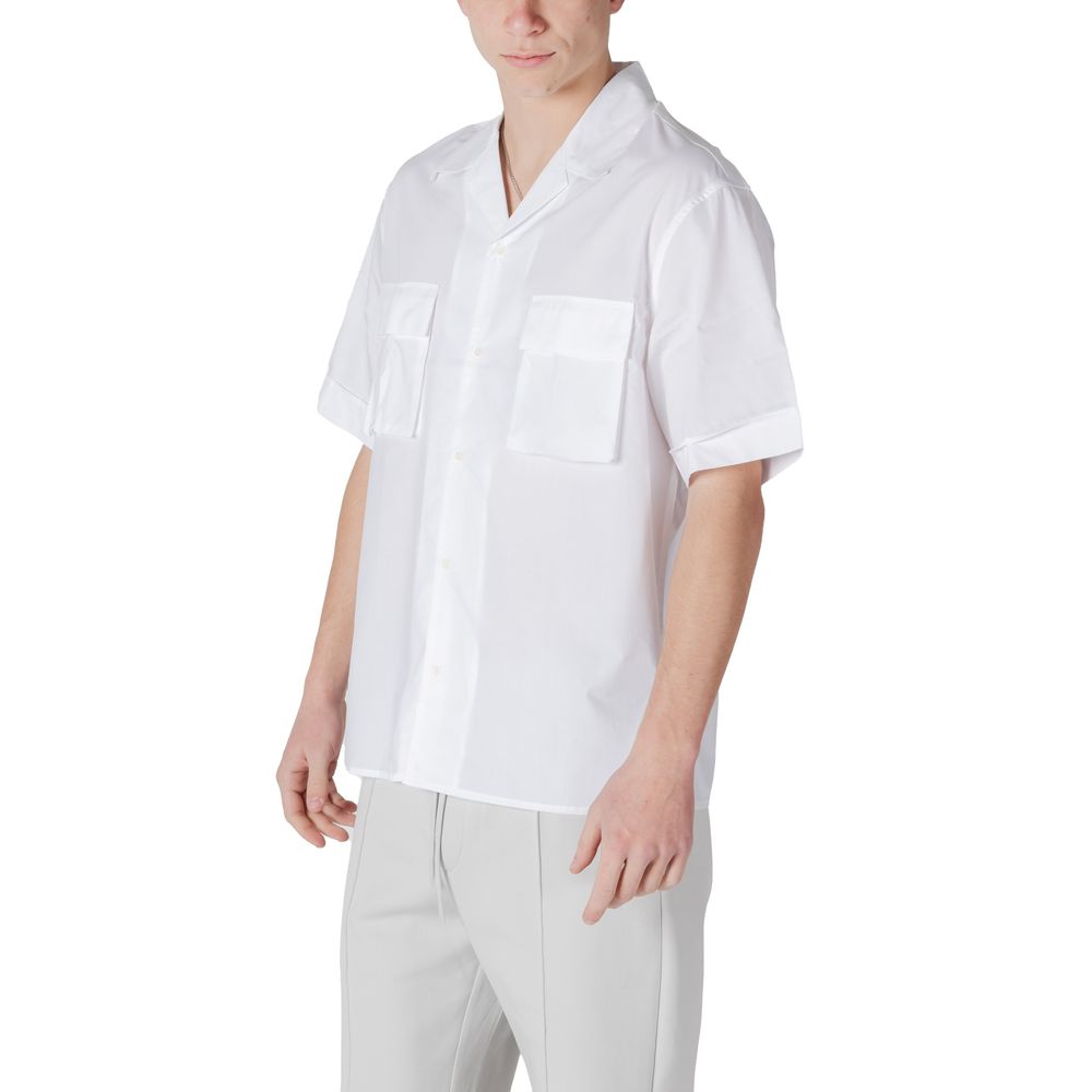 White Lyocell Shortsleeve