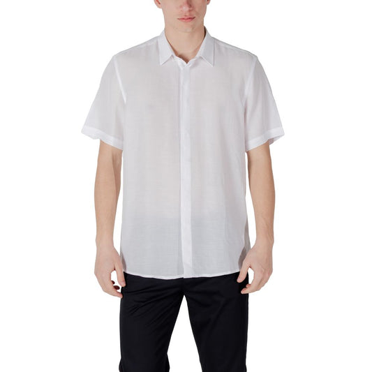White Lyocell Shortsleeve