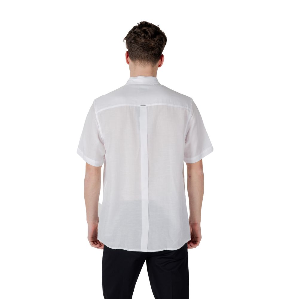 White Lyocell Shortsleeve