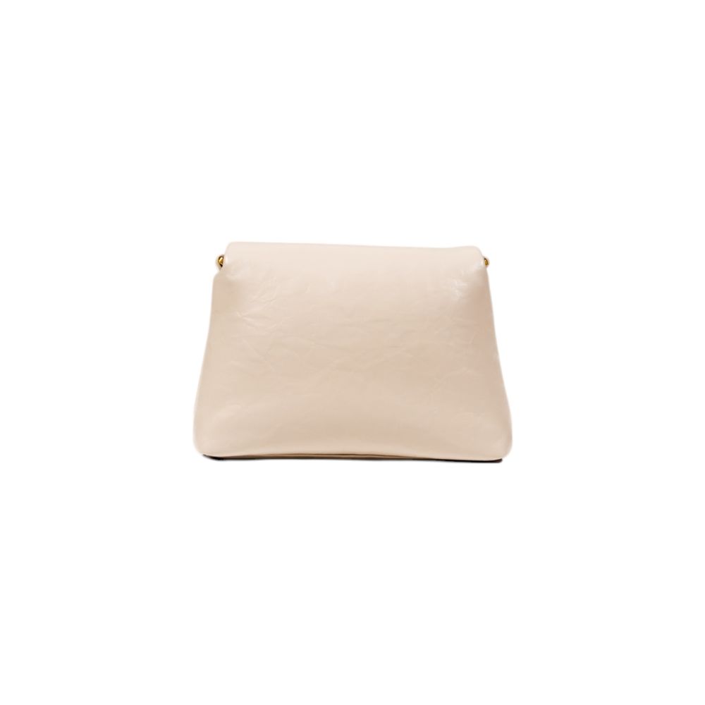 Beige Polyethylene Handbag