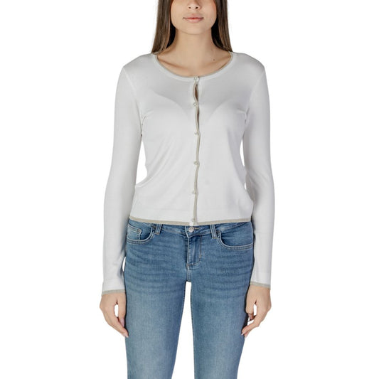 White Viscose Cardigan