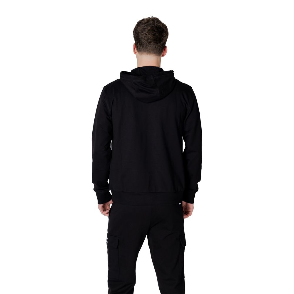 Black Cotton Hoody