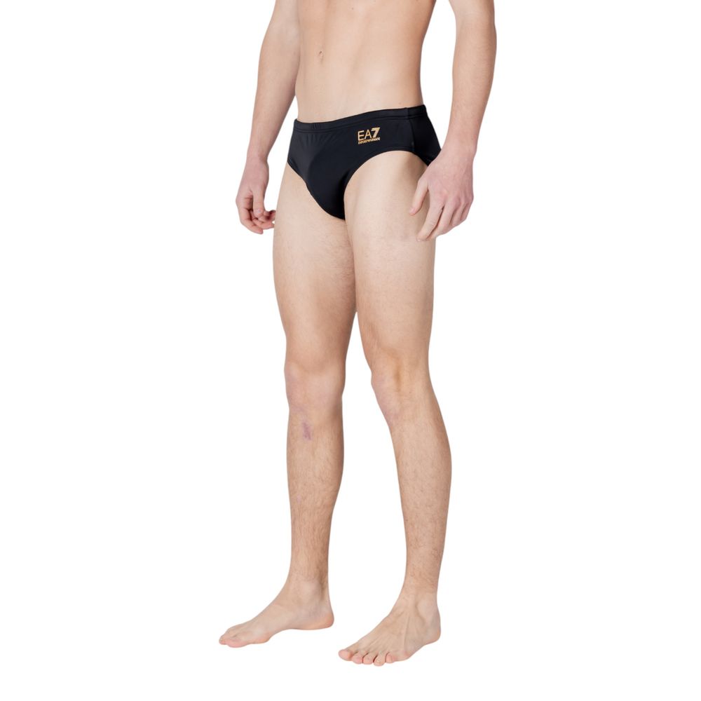 Bicolor Polyester Swim Brief