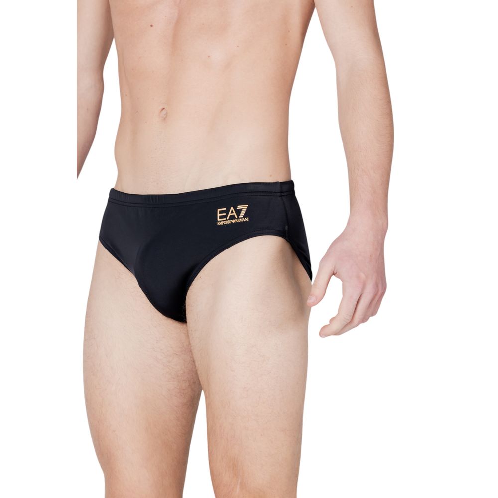Bicolor Polyester Swim Brief