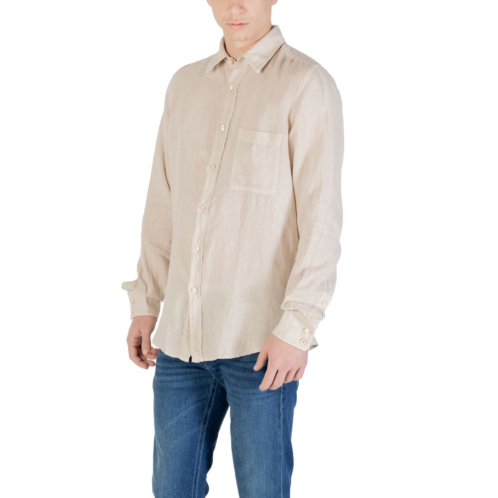 Beige Linen Shirt