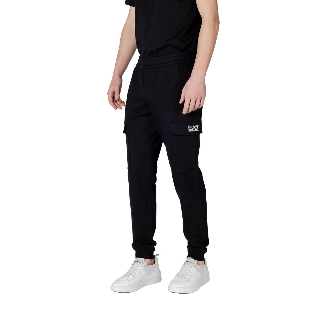 Black Cotton Joggers Workout Pant
