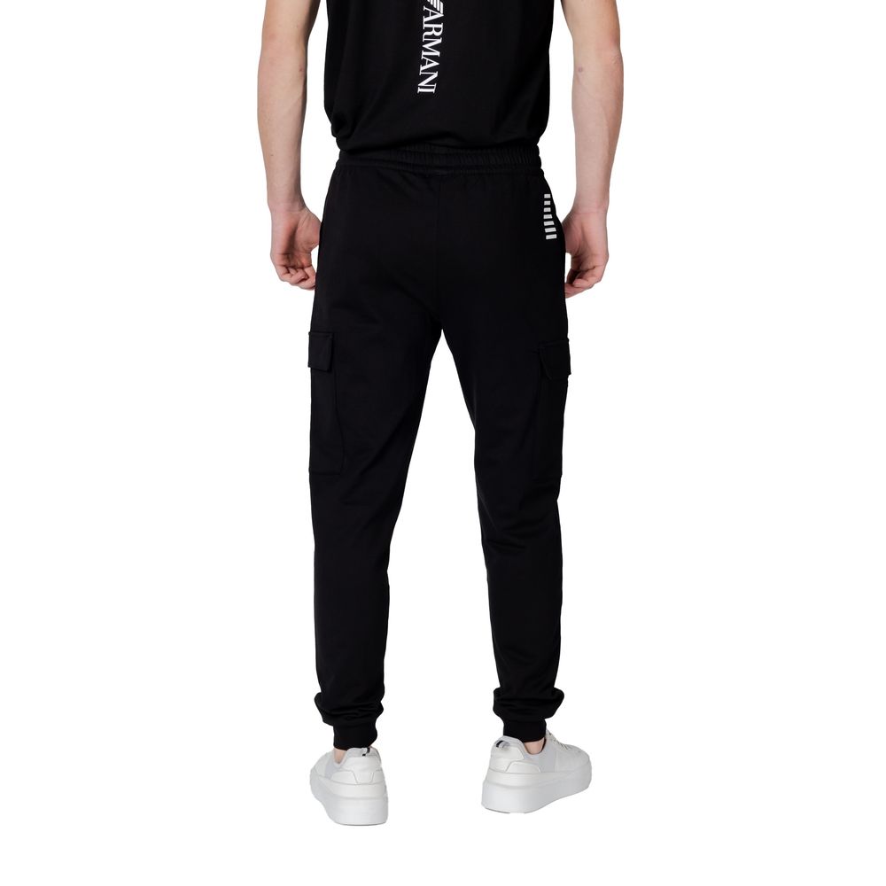 Black Cotton Joggers Workout Pant