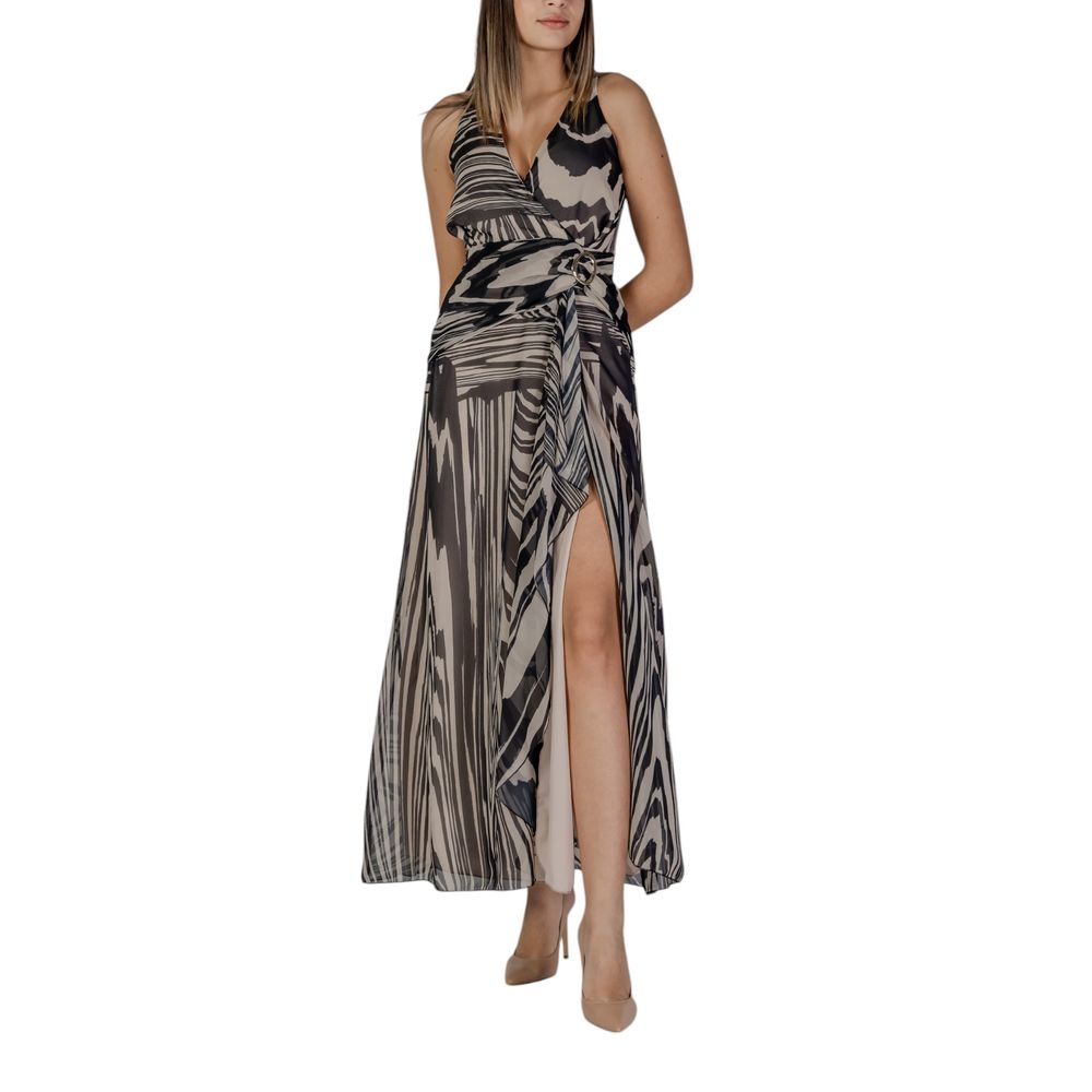 Beige Polyester Long