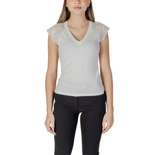 White Recycled Polyester Tank Top