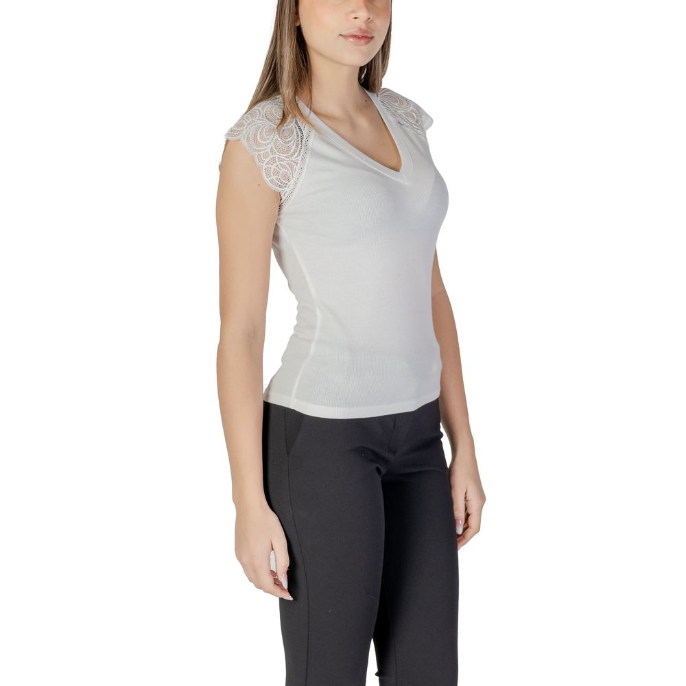 White Recycled Polyester Tank Top