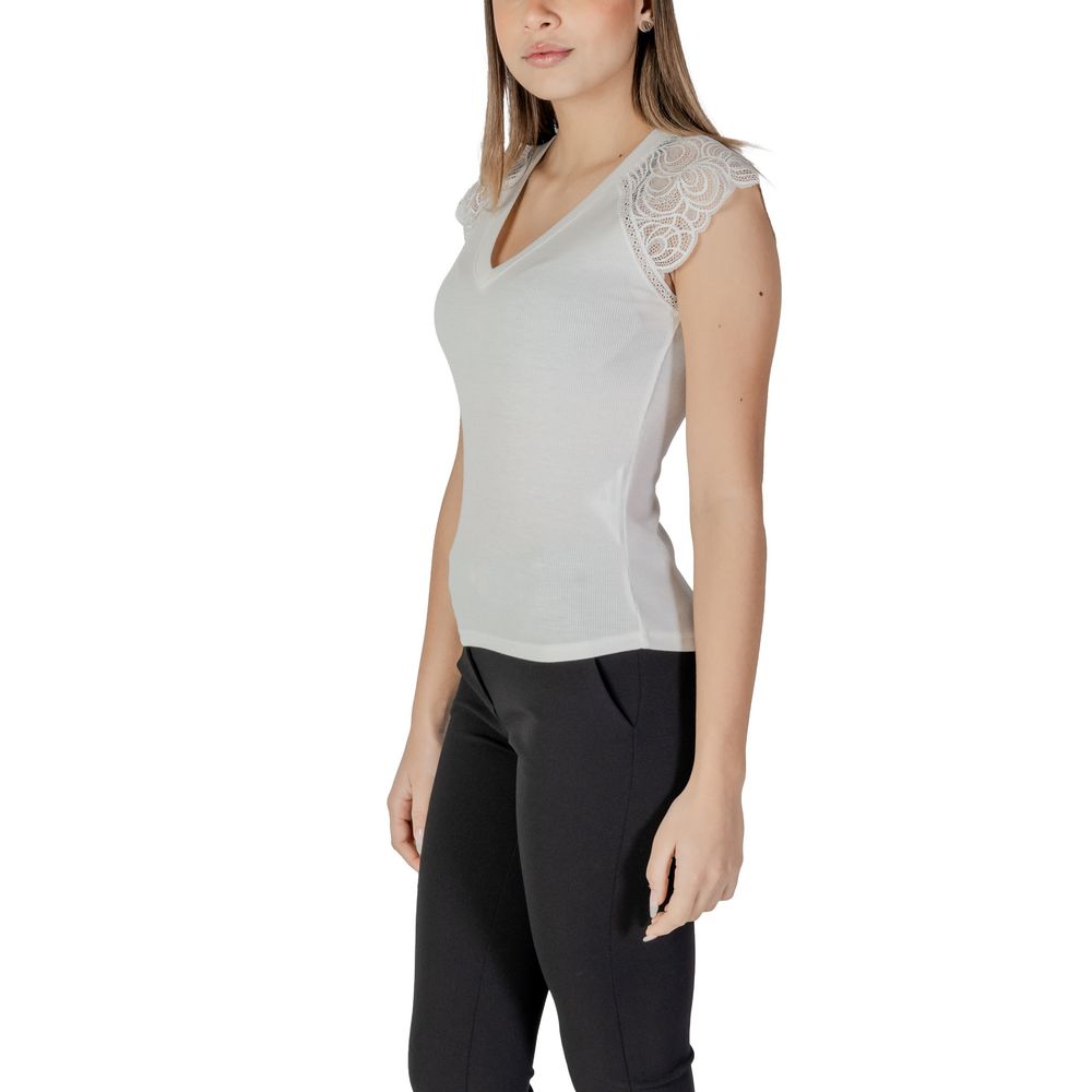 White Recycled Polyester Tank Top