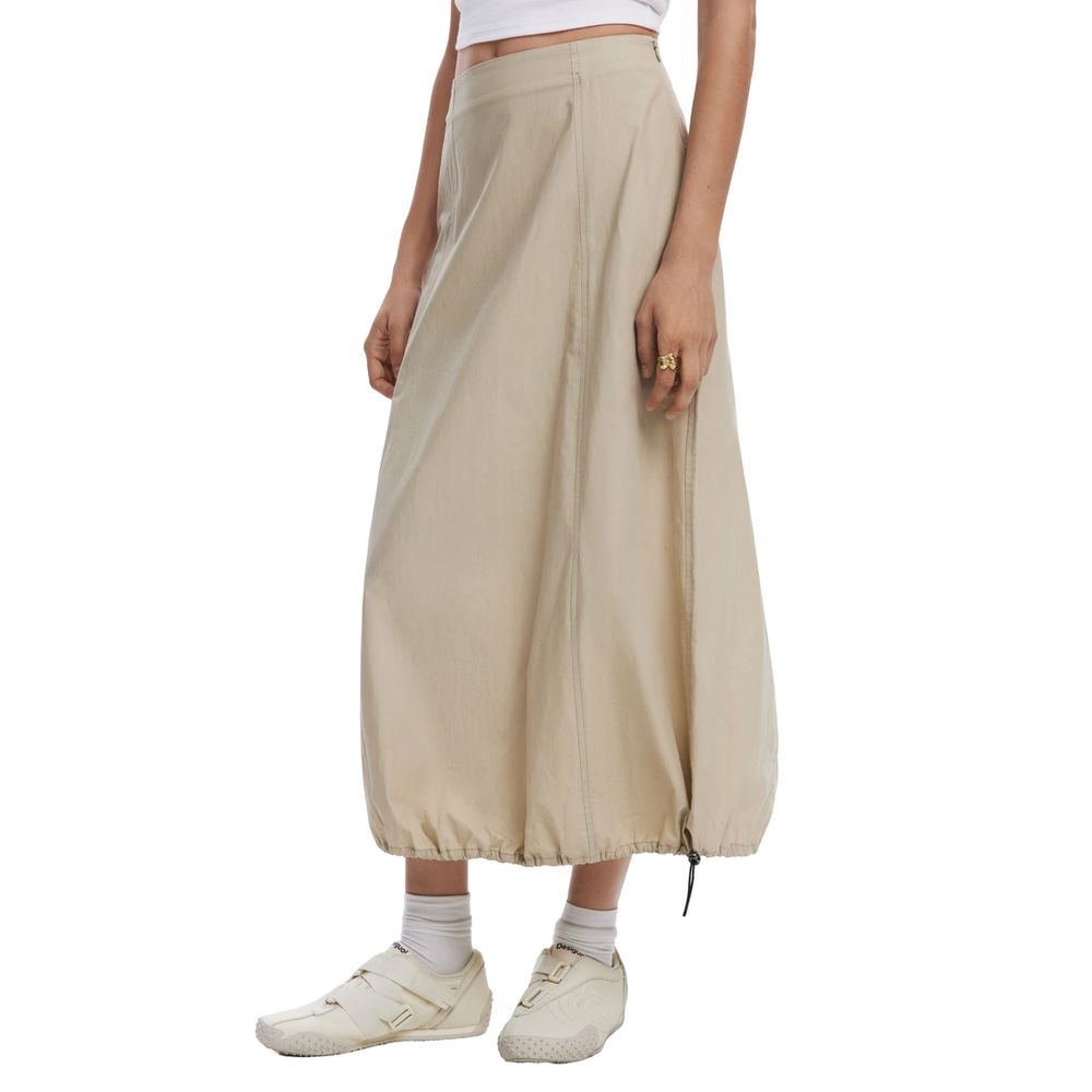 Beige Cotton Long