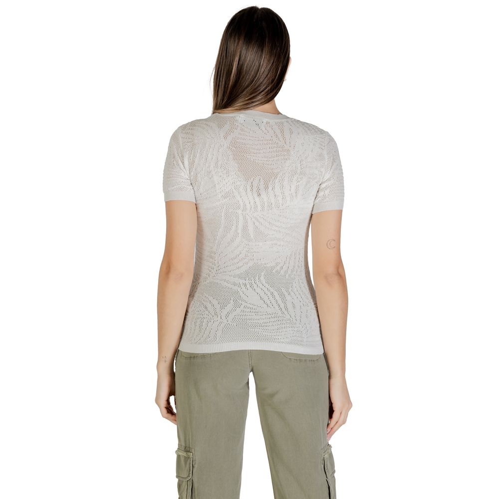 White Viscose T-Shirt