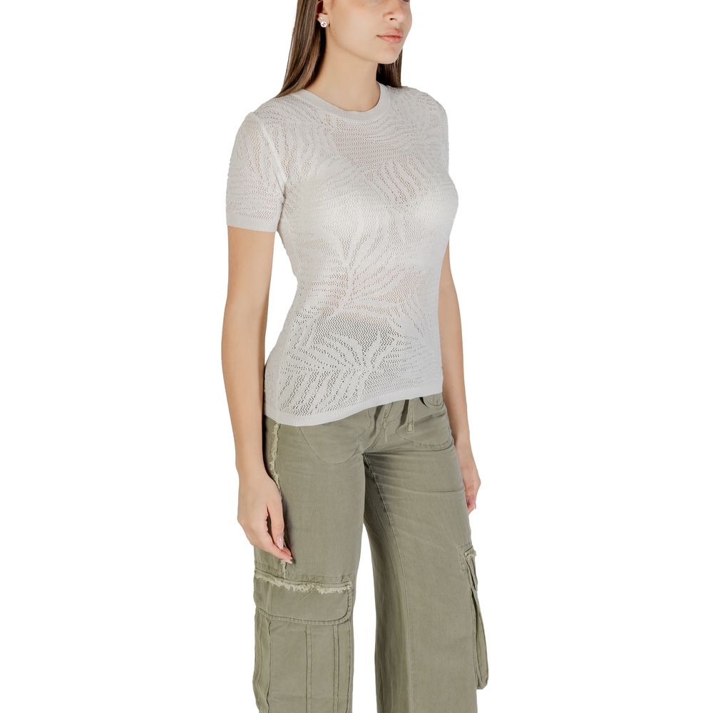 White Viscose T-Shirt