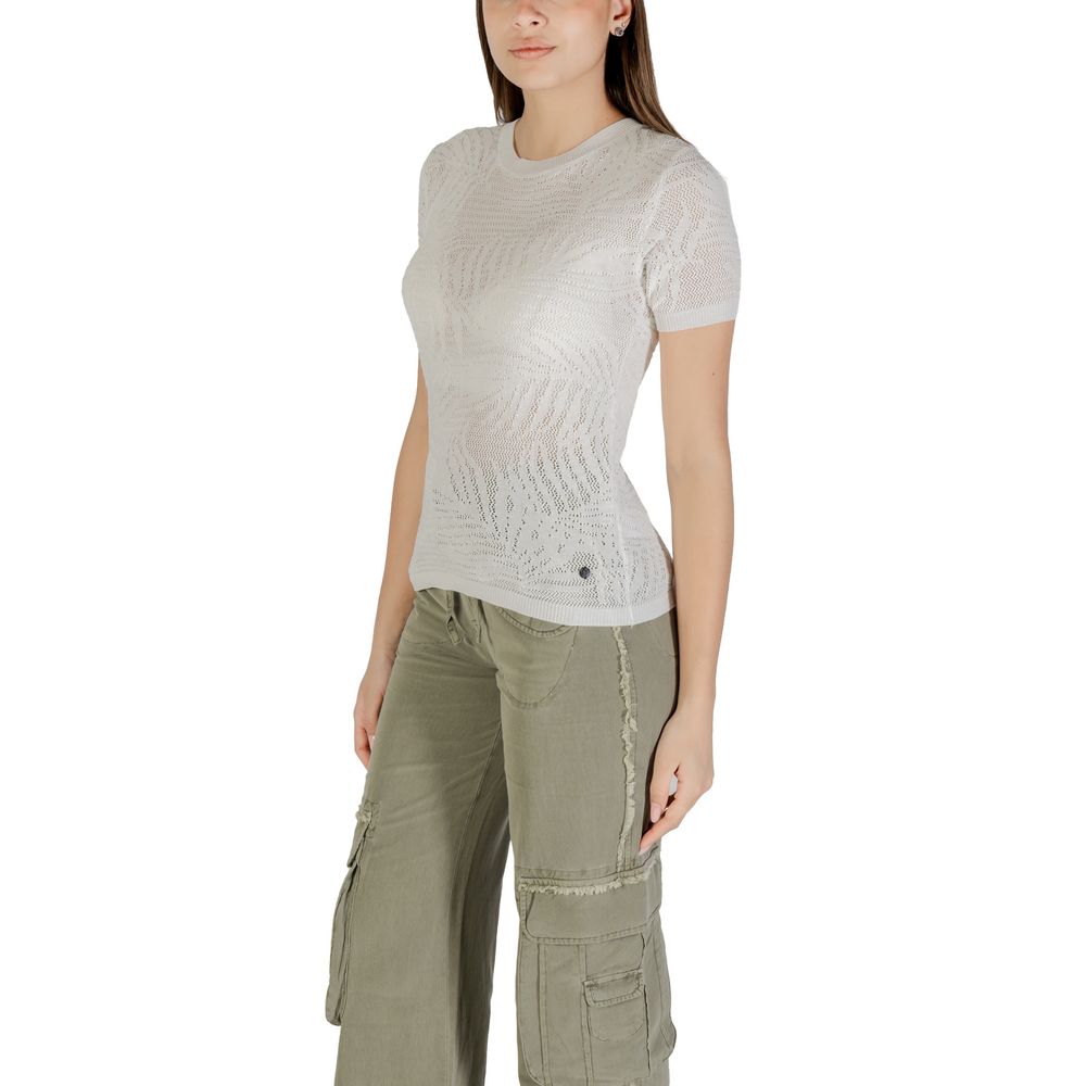 White Viscose T-Shirt