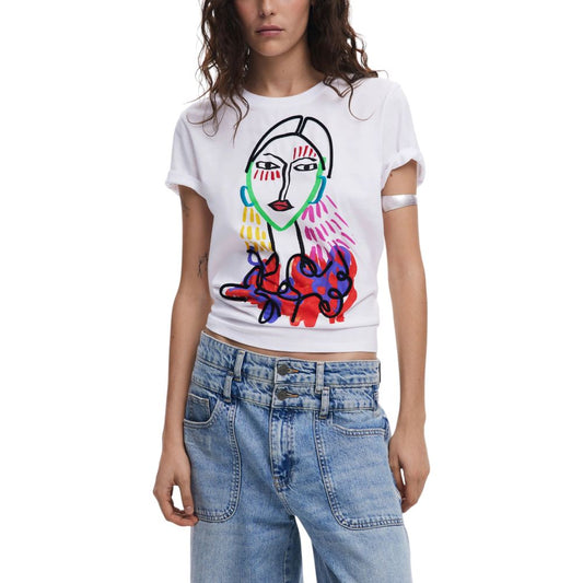 White Cotton T-Shirt