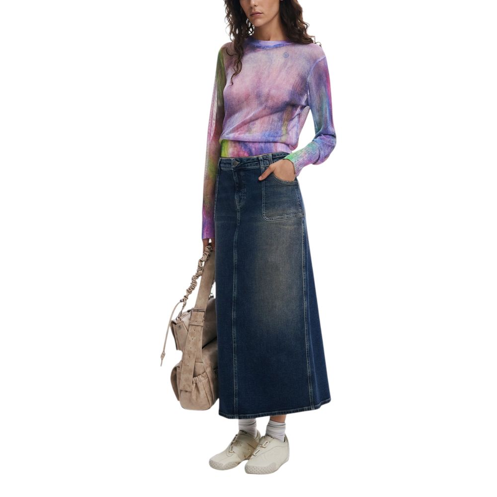 Purple Viscose Sportswear
