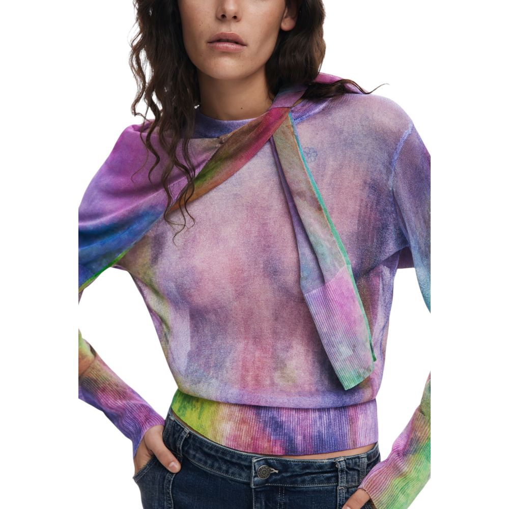 Purple Viscose Sportswear