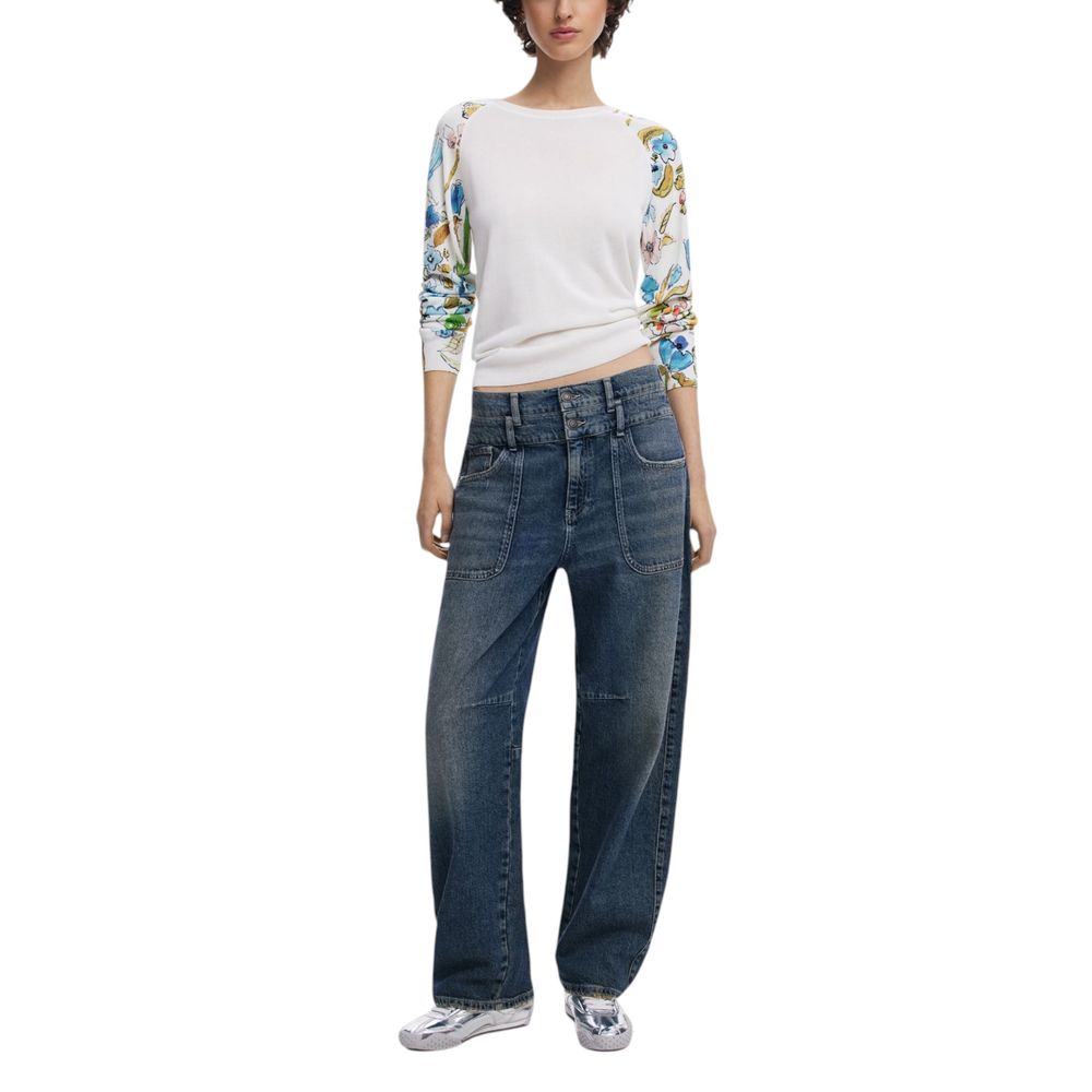 White Viscose Sportswear